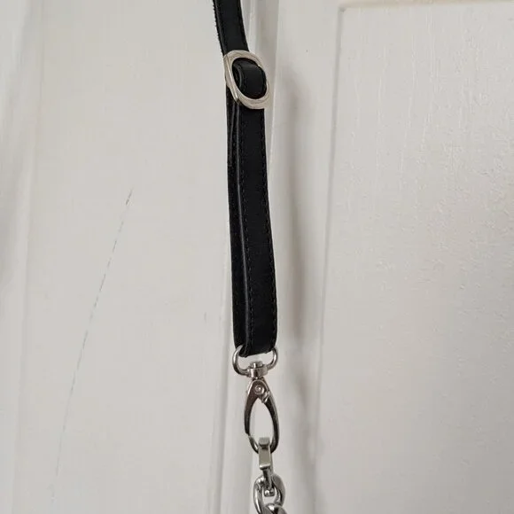 Michael Kors Jet Set Large East West Crossbody Black MK Signature . - Picture 10 of 15